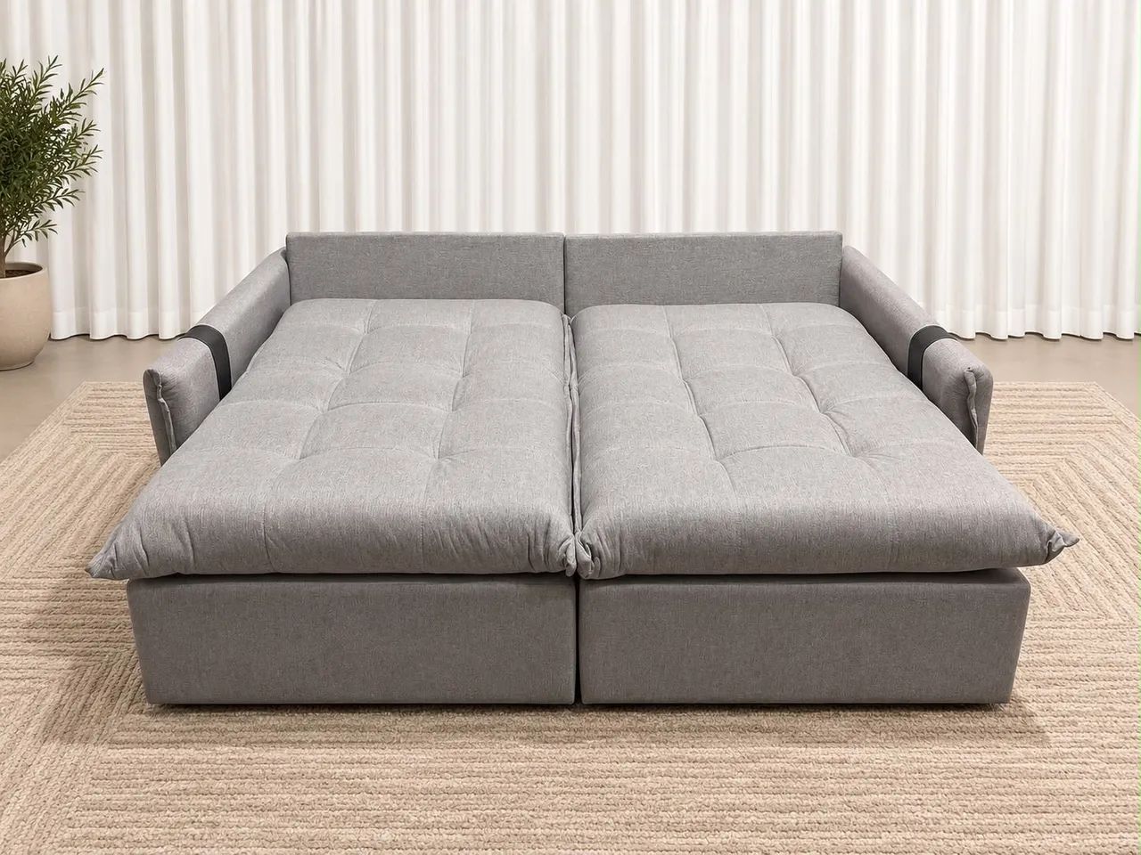 Sofa cama Lis 2 metros  / d28 / sem caixa / pronta entrega  - Foto 3