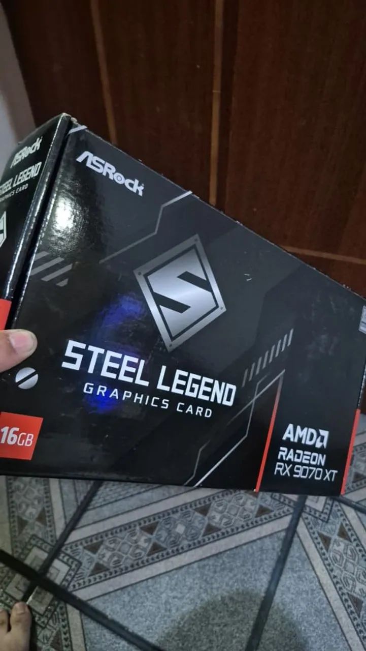 Rx 9070xt ASRock steel legend dark - Foto 6