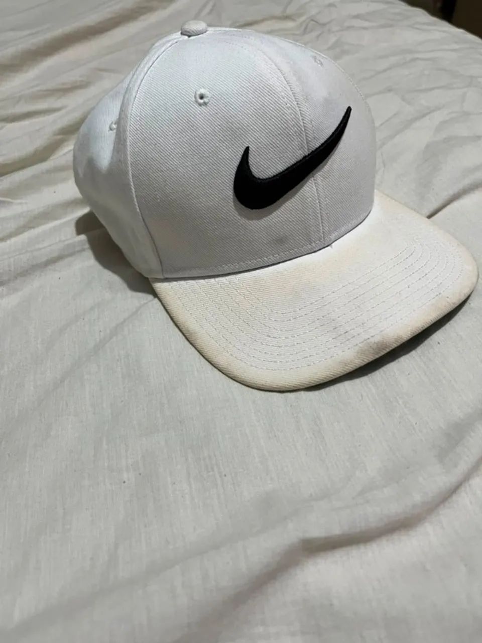 Boné Nike Aba Reta Branco, Original - Foto 2