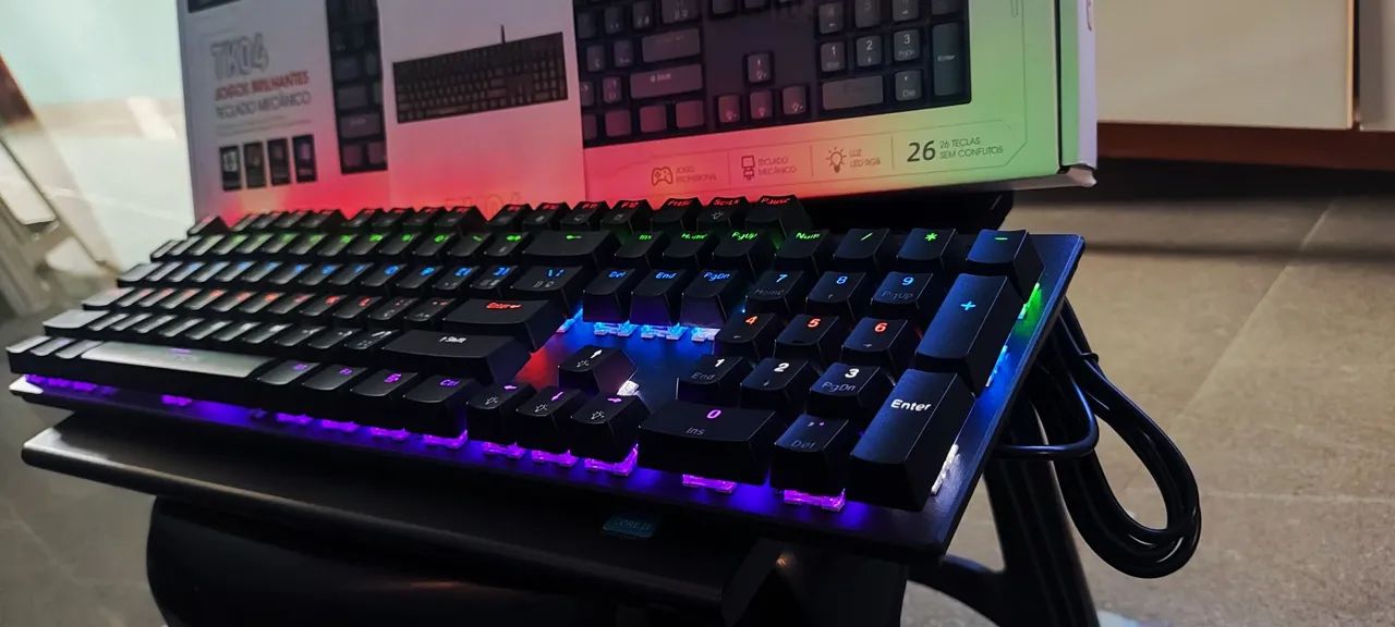 Teclado mecânico gamer rgb 100 %  - Foto 3