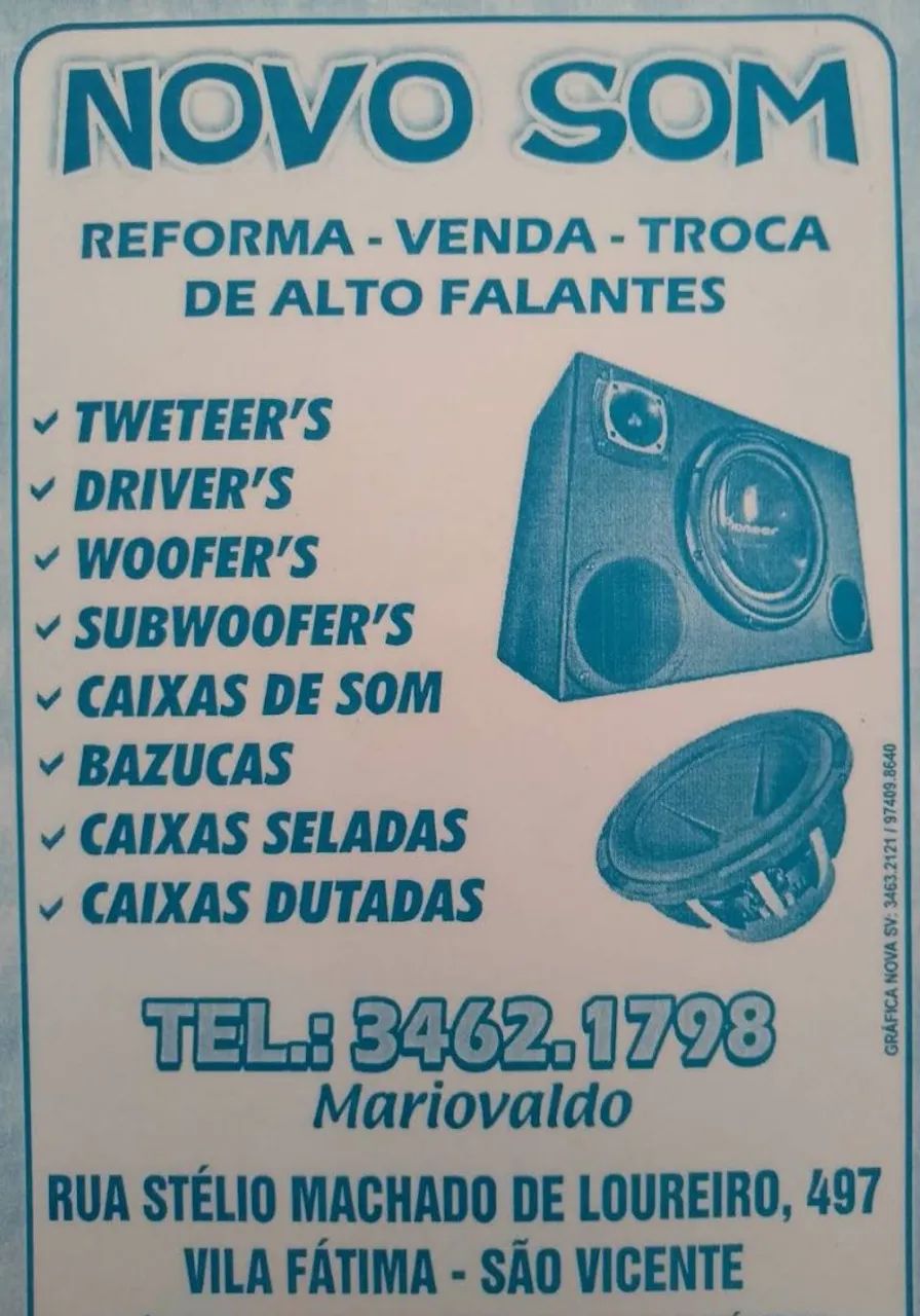 Reforma de altos falantes 