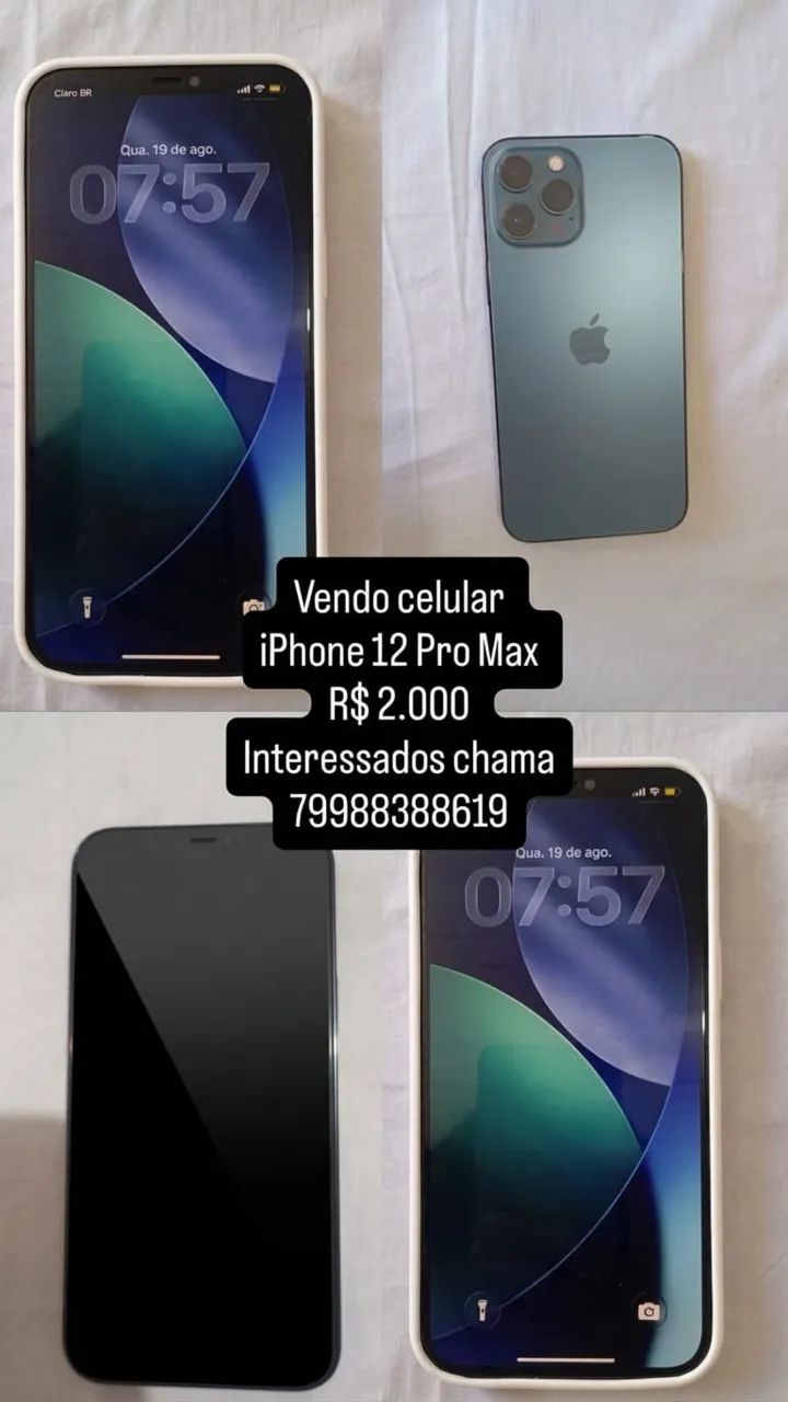Celular iPhone 12 Pro Max, 256GB