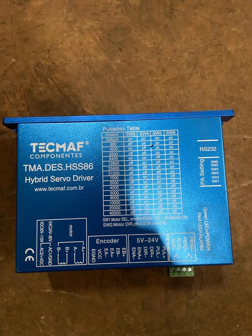 Kit Motor de Passo Tecmaf 12 Nm com Encoder e Driver Novo - Foto 2