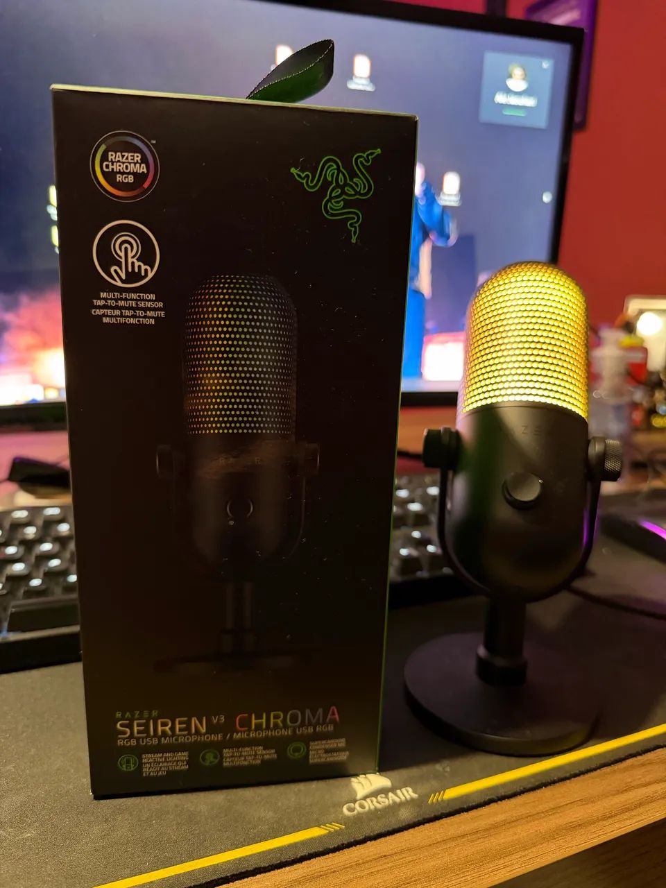 Microfone Razer Seiren V3 Chroma - Foto 3