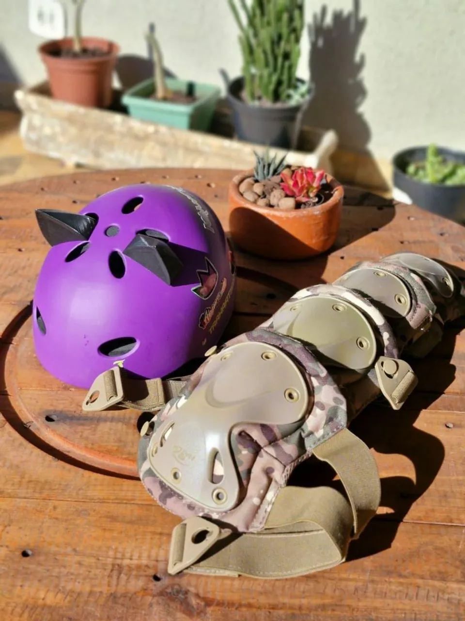 Kit capacete+acessórios para esportes