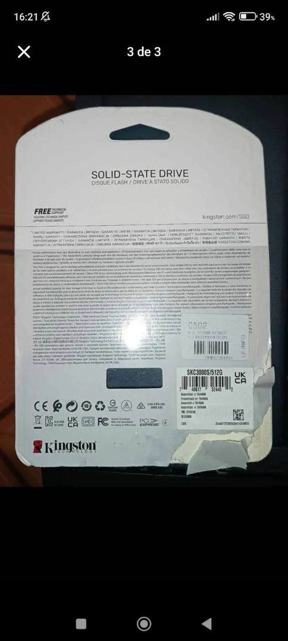 SSD NVME 2.0 512GB - Foto 3