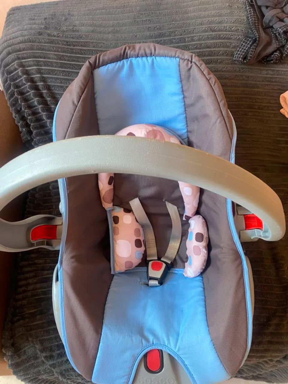 Vende-se carinho e bebê conforto 