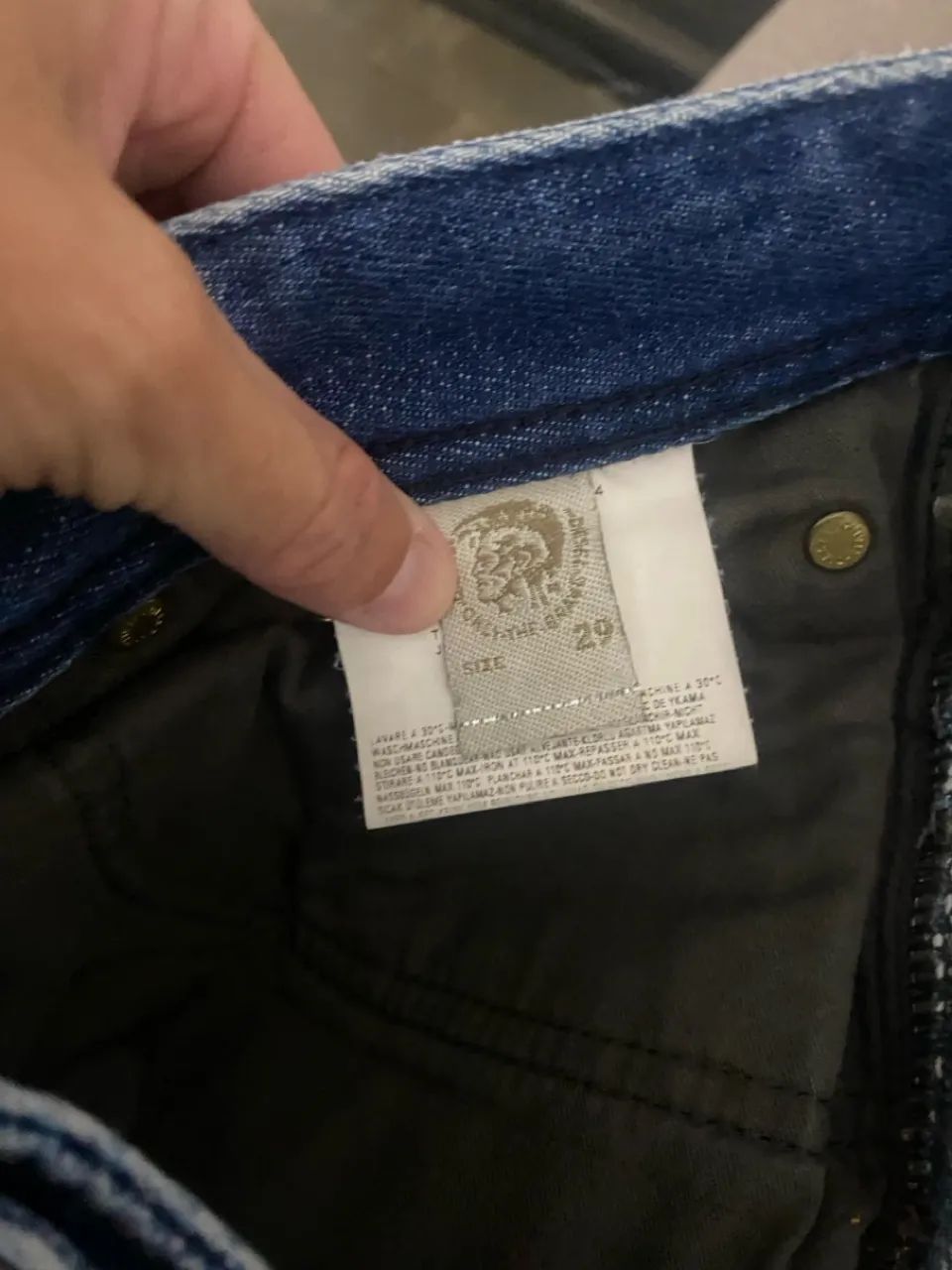 Calça jeans feminina diesel 38 - Foto 3