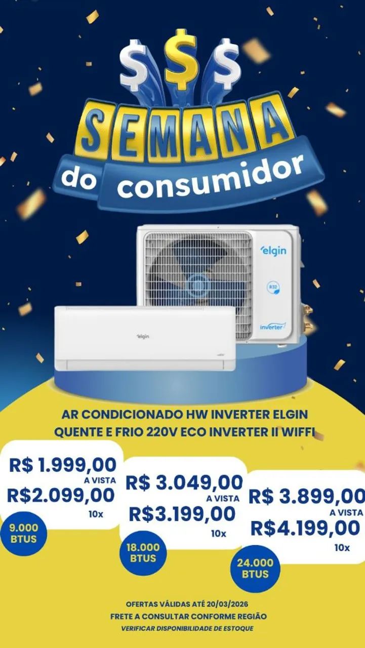 Ar condicionado novos 