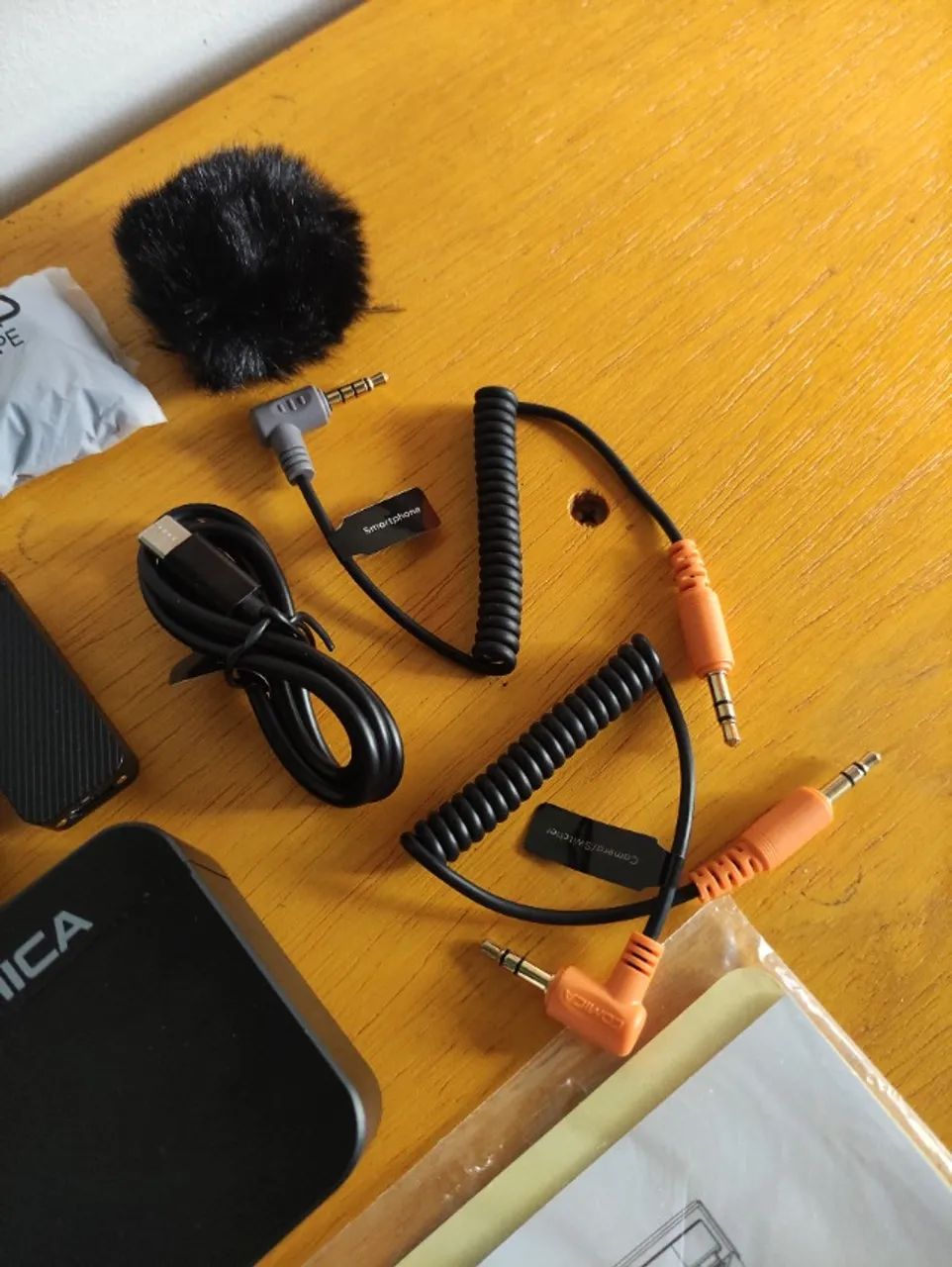 Microfone de lapela sem fio Comica Vimo C3 com cancelamento de ruido - Foto 5