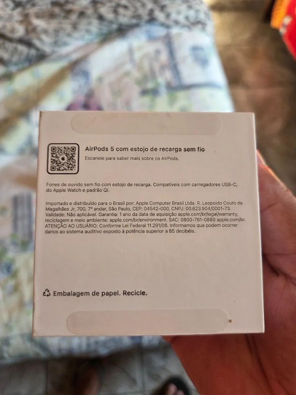 Fone de ouvido Airpods 5 - Foto 5