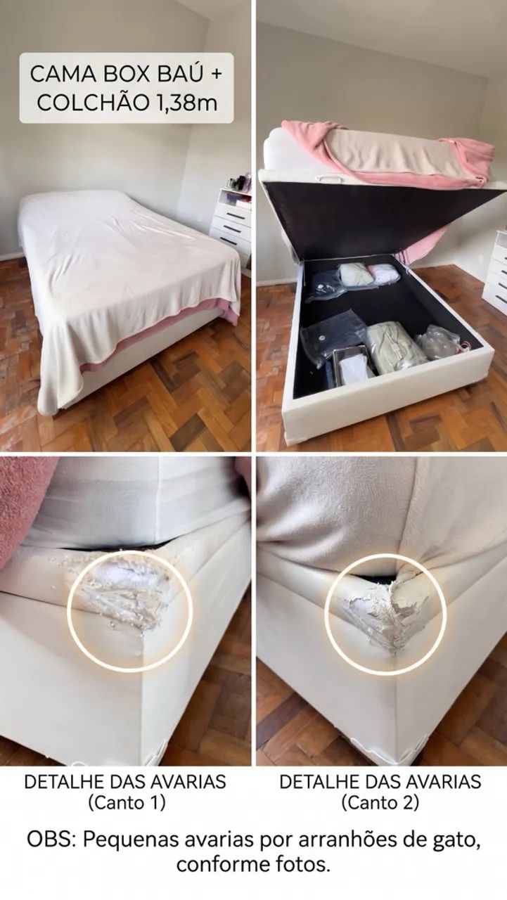 Cama Box Baú 1,38 - Foto 3