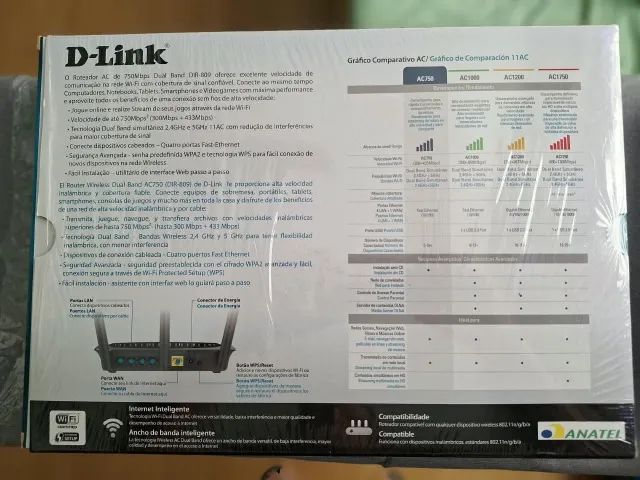 Roteador Wireless AC750 Dual Band Router  - Foto 3