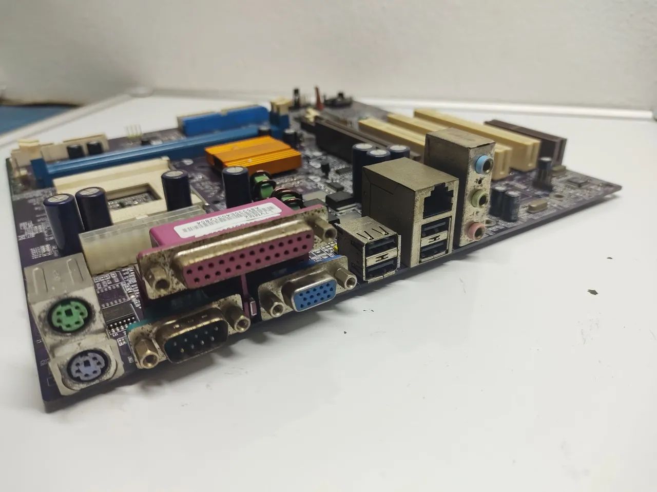 Placa-mãe ECS L7VMM2 REV 2.0 Funcionando Perfeito + CPU-Z Retro Gaming - Foto 3