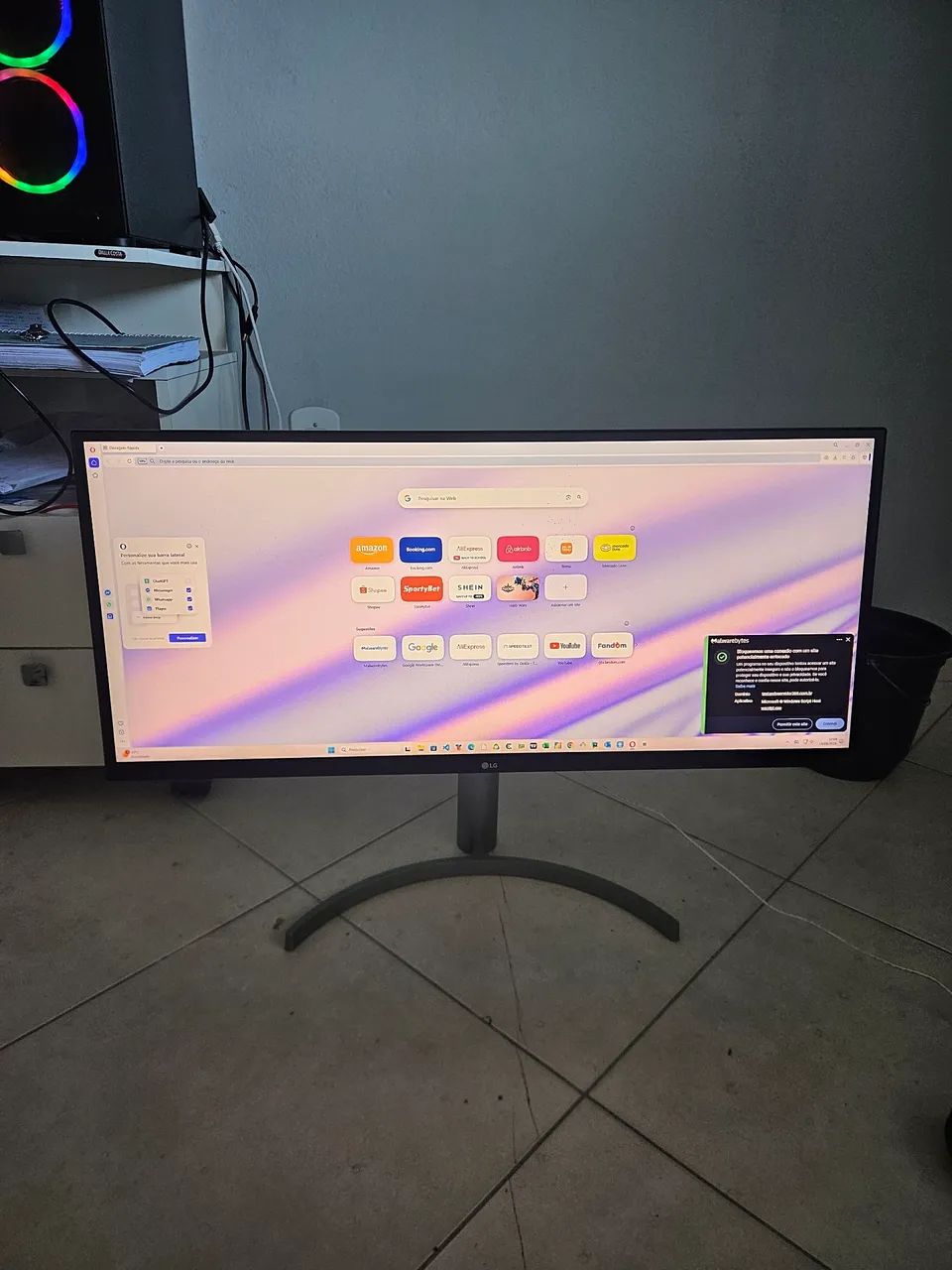 Vendo monitor LG 34 polegadas - Foto 3