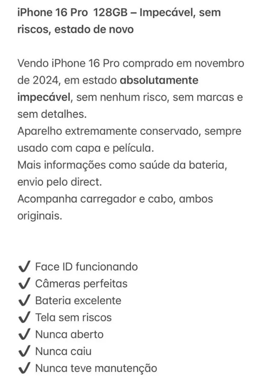 Iphone 16 PRO 128GB - Foto 3