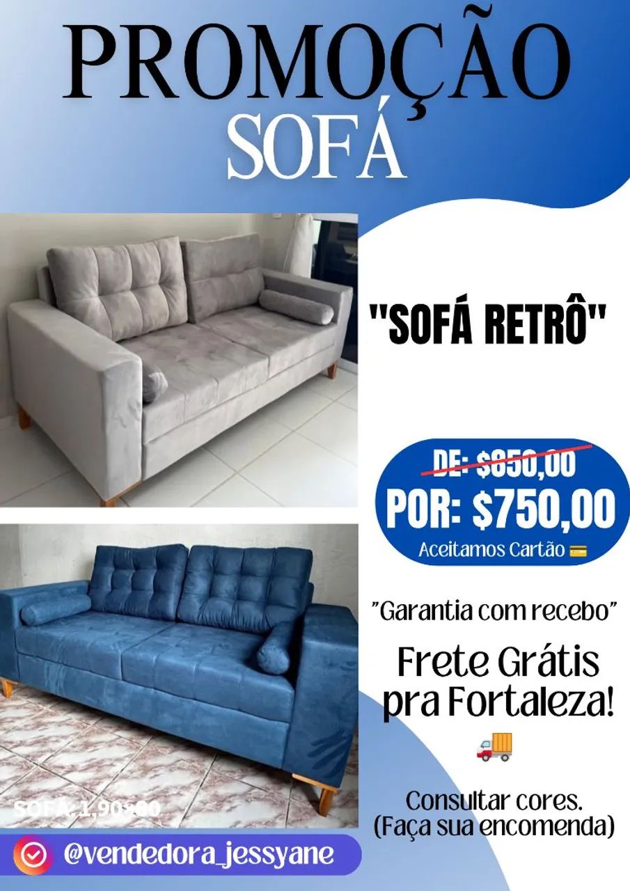 SOFÁS MODERNOS PRONTA ENTREGA 