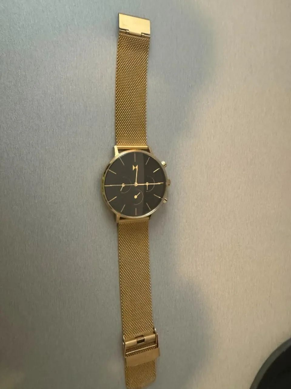 Relógio MVMT Legacy Chronograph Dourado - Original - Pulseira Mesh - Foto 4
