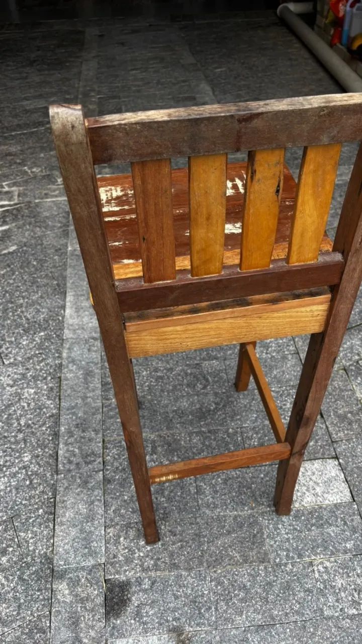 Banquetas de Madeira de Demolição - Foto 2