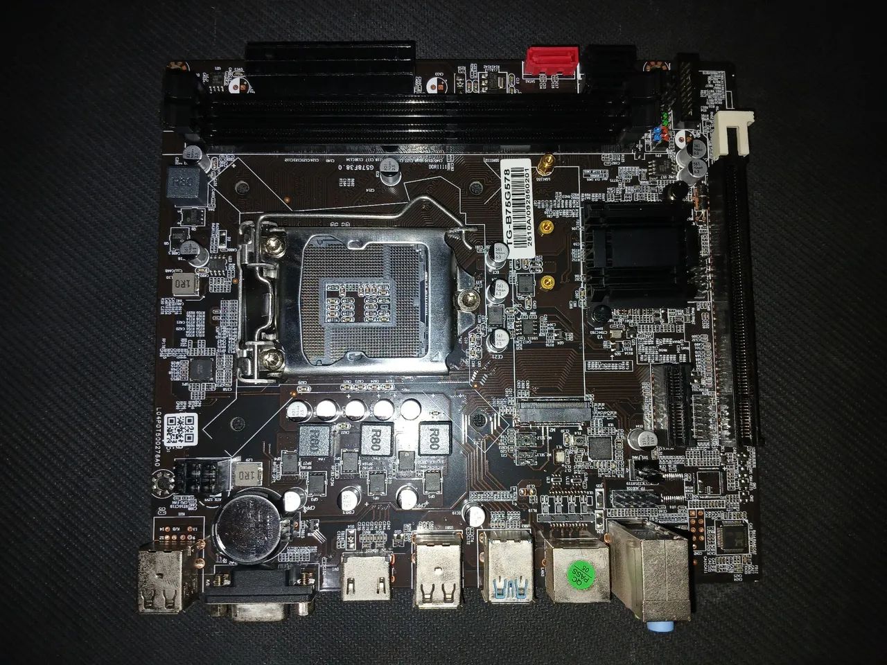Placa Mãe B75 e Processador 3ª gen Intel - Foto 2