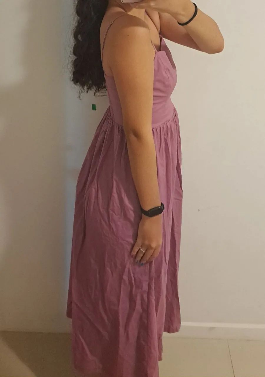 Vestido longo roxo - Foto 2