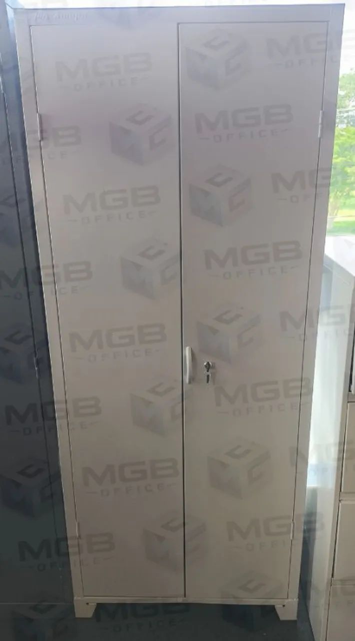 Armário de Aço com s Portas e 4 Prateleiras - 1,96X0,80X0,40cm (ENTREGAS EM ATÉ 24h)!!