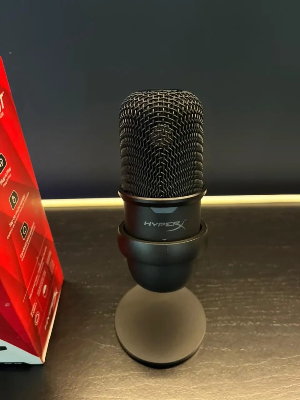 Microfone HyperX Solocast - Fone Gravação e Gamers - Foto 2