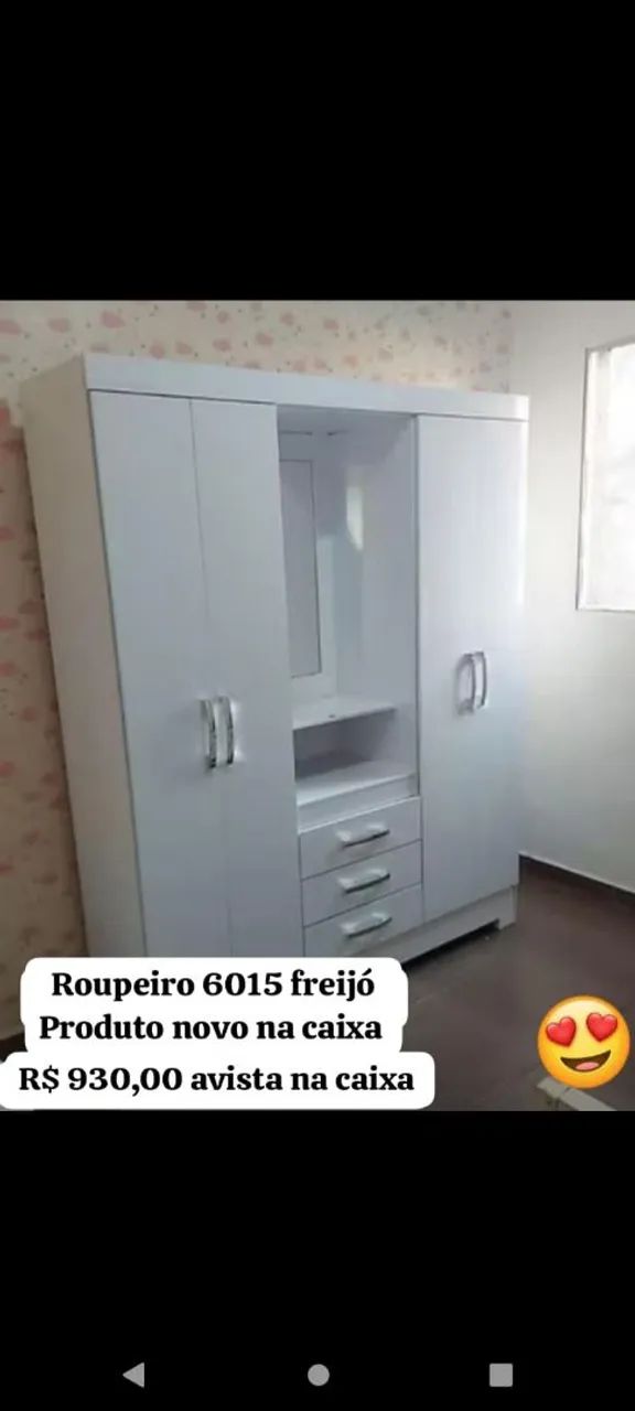 Roupeiro 6015 freijó Produto Novo na Caixa  - Foto 3