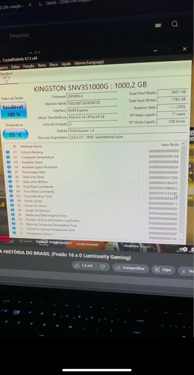 Ssd nvme nv3 1tb442876423276472322