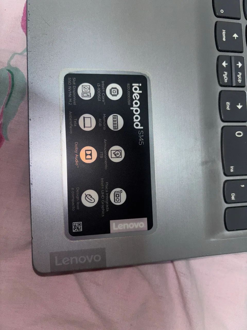 Notebook Ideapad S145 com SSD