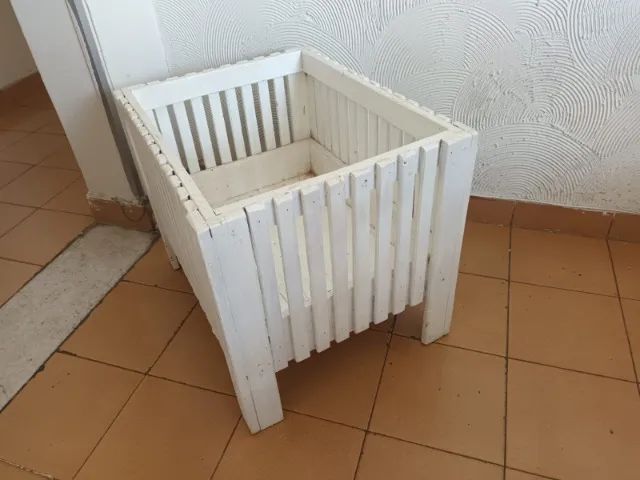 Cercadinho de madeira branco - Foto 2