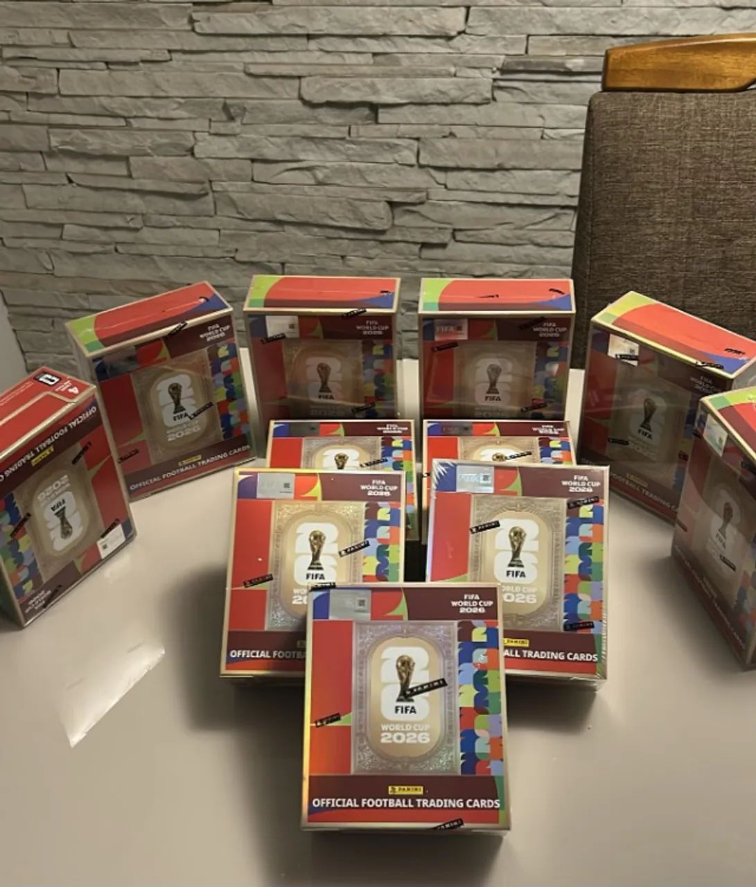 Box Panini x Kayou World Cup 2026 Pronta entrega Kit c/ 4 Boxes