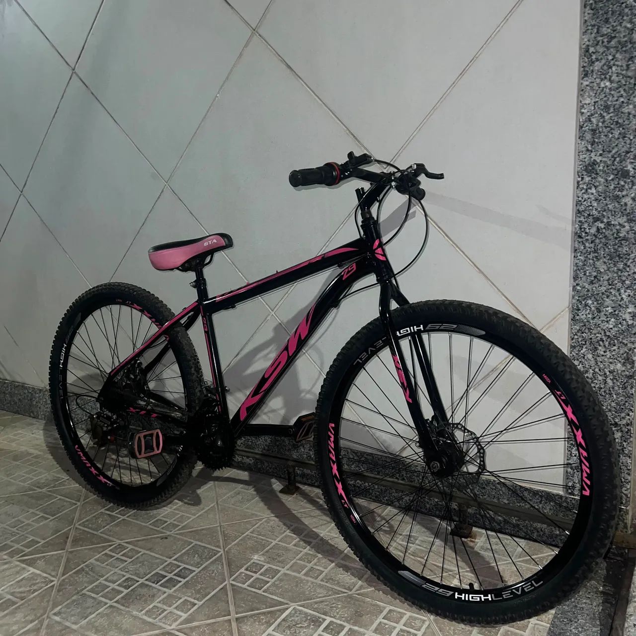 Bicicleta aro 29 rosa - Foto 3
