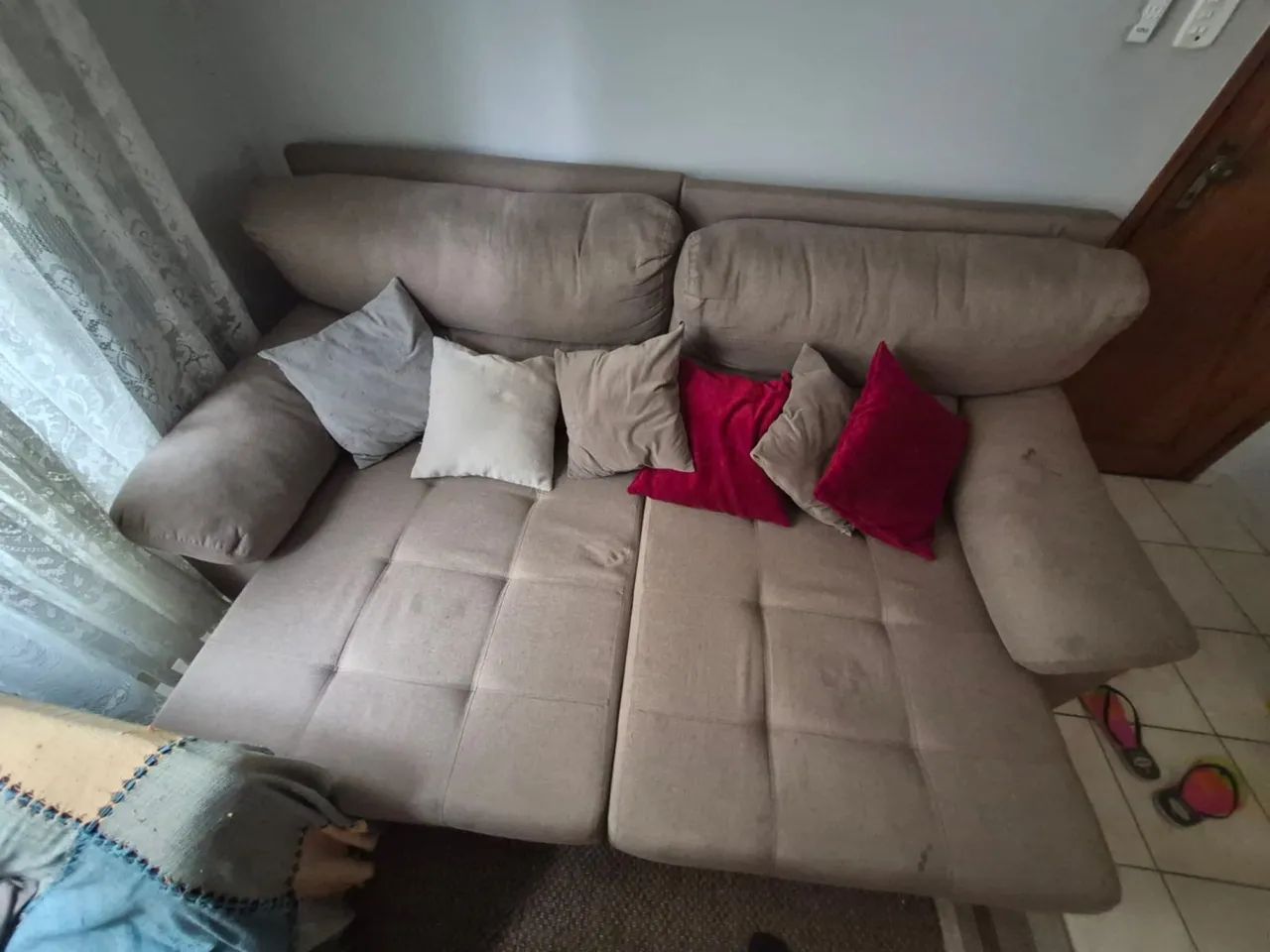 Sofá Impecável - Retrátil zero - Foto 2