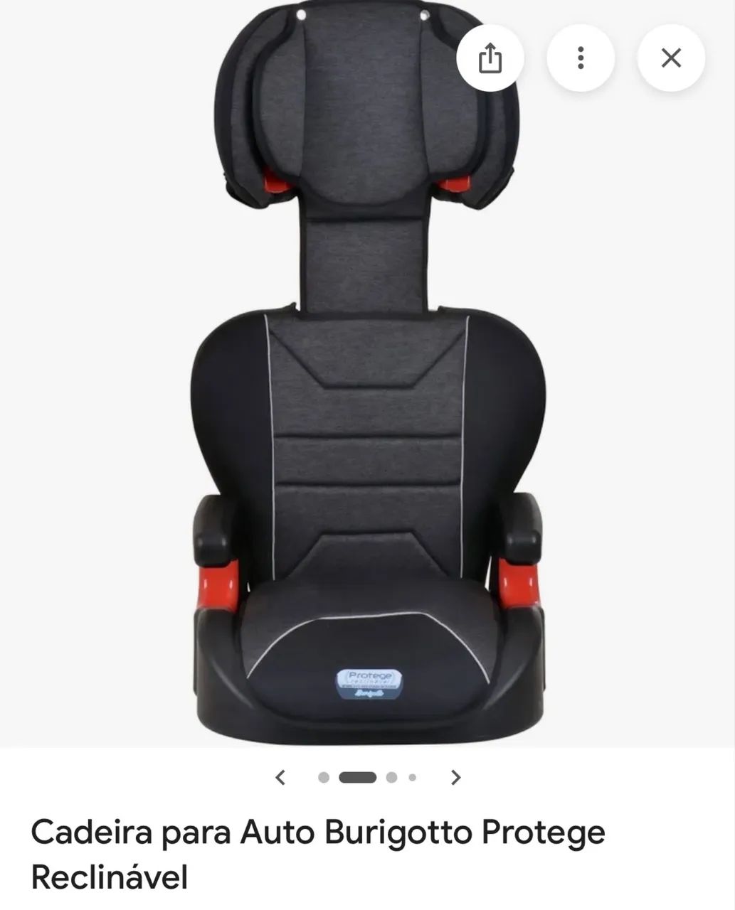 Cadeira de carro marca Burigotto  - Foto 2