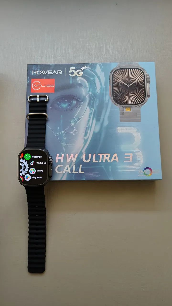 Smartwatch 5G Chip Câmera Wifi 
