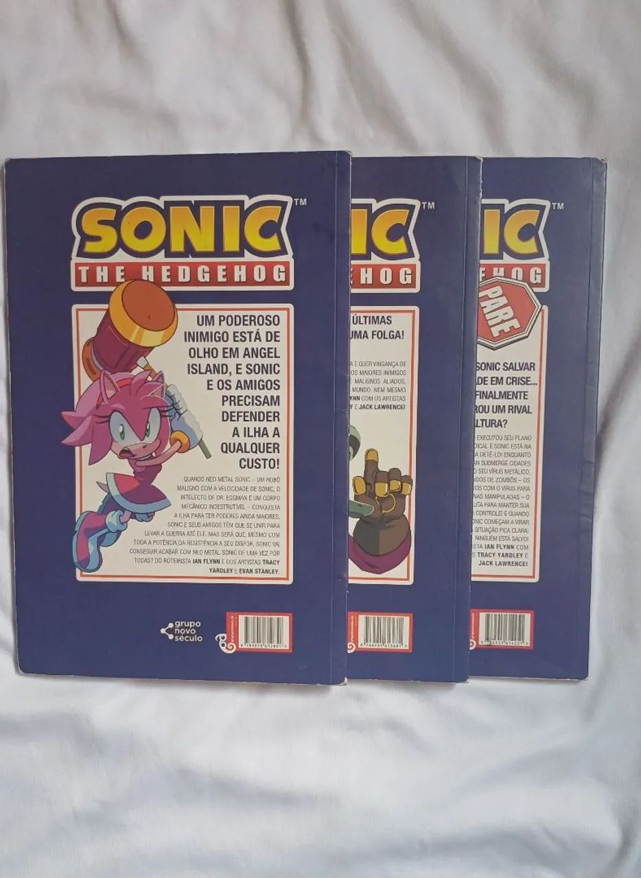 HQs Sonic The Hedgehog Vol. 3, 4 e 5 - Foto 4