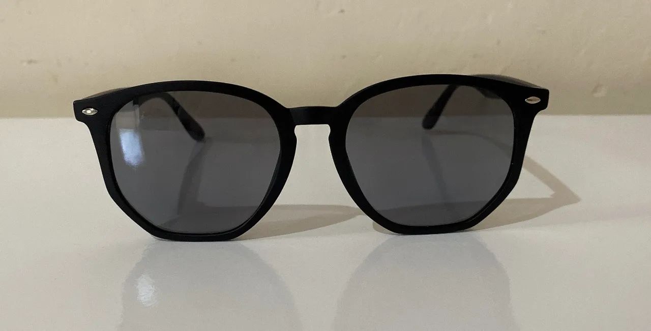 LINDO ÓCULOS HEXAGONAL MASCULINO NOVO - Foto 4