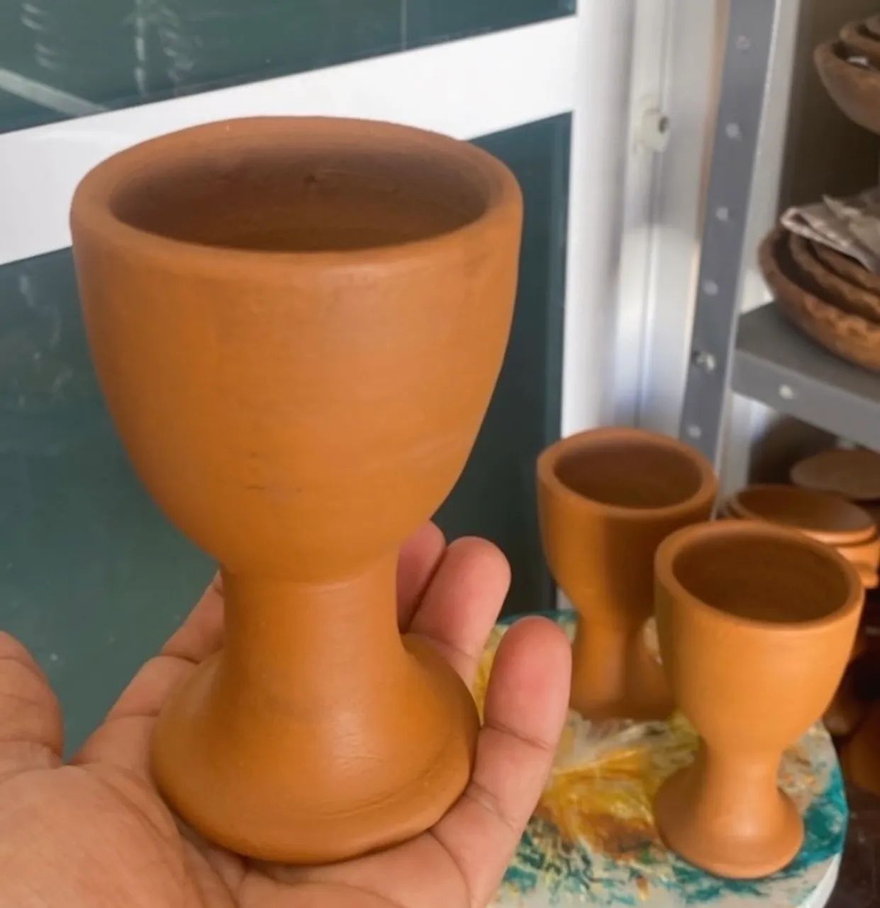 Taças de barro  - Foto 2