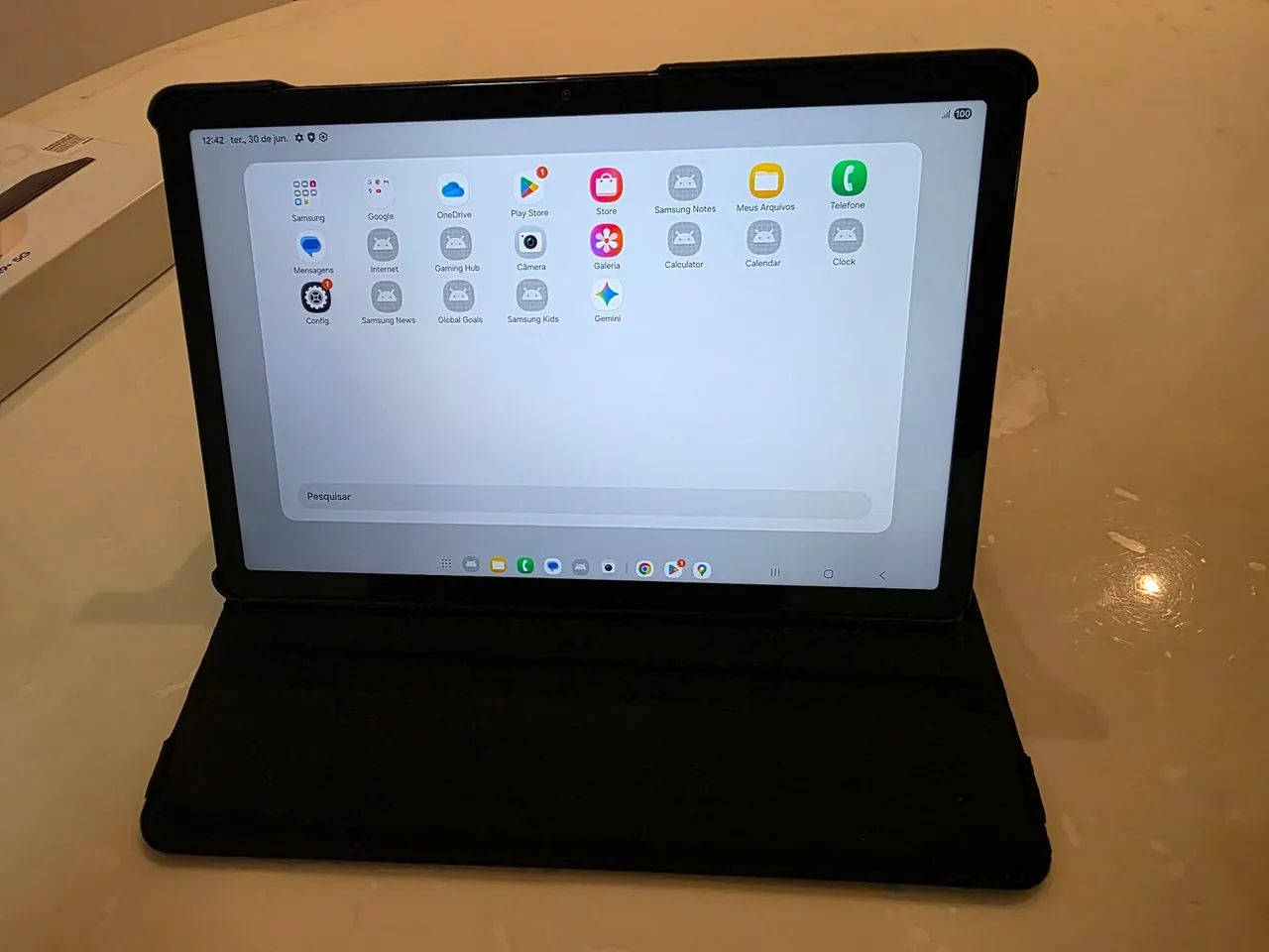 Galaxy Tab A9+ 5G, grafite, 64GB e 4GB de RAM.  - Foto 4