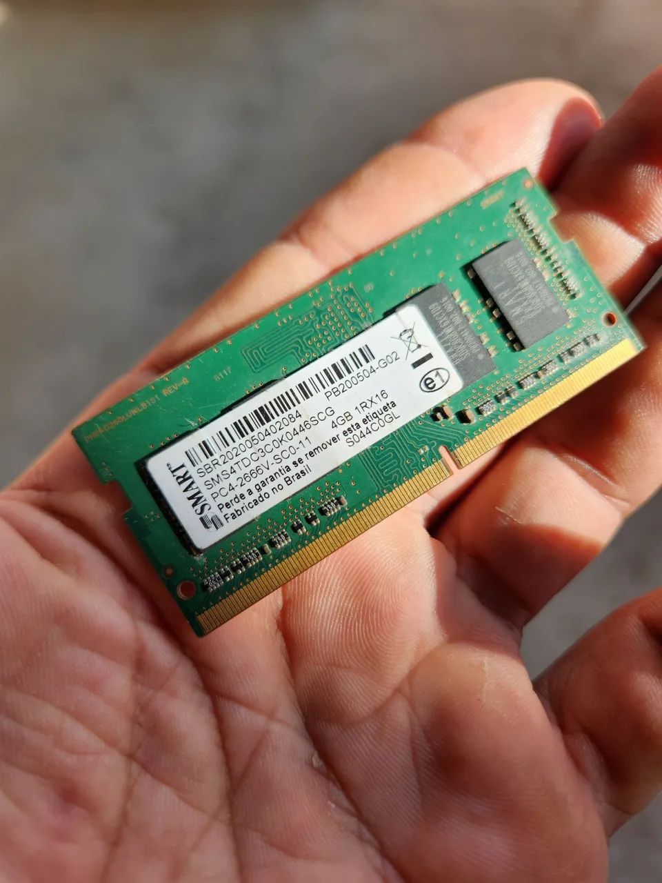 Memória DDR 4GB
