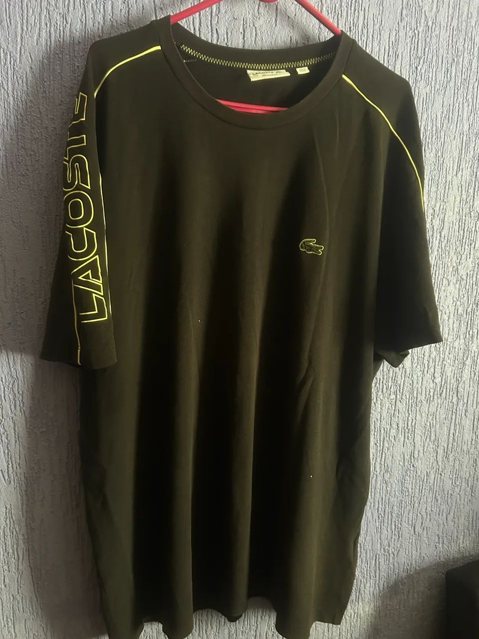 Camisa Lacoste Letreiro T6 - Foto 2