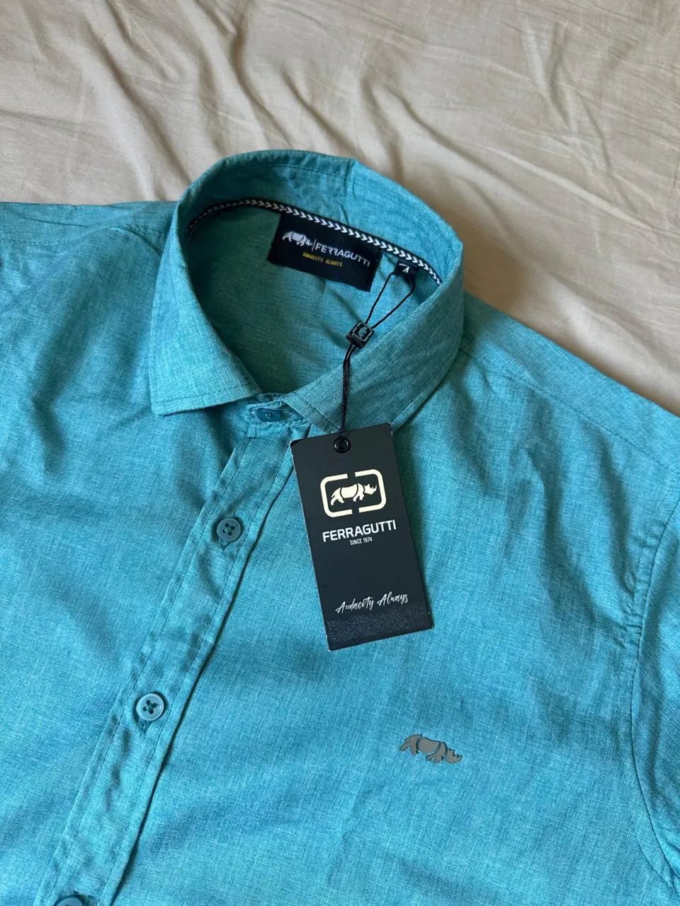 Camisa social nova original Ferragutti tamanho 4 - Foto 3