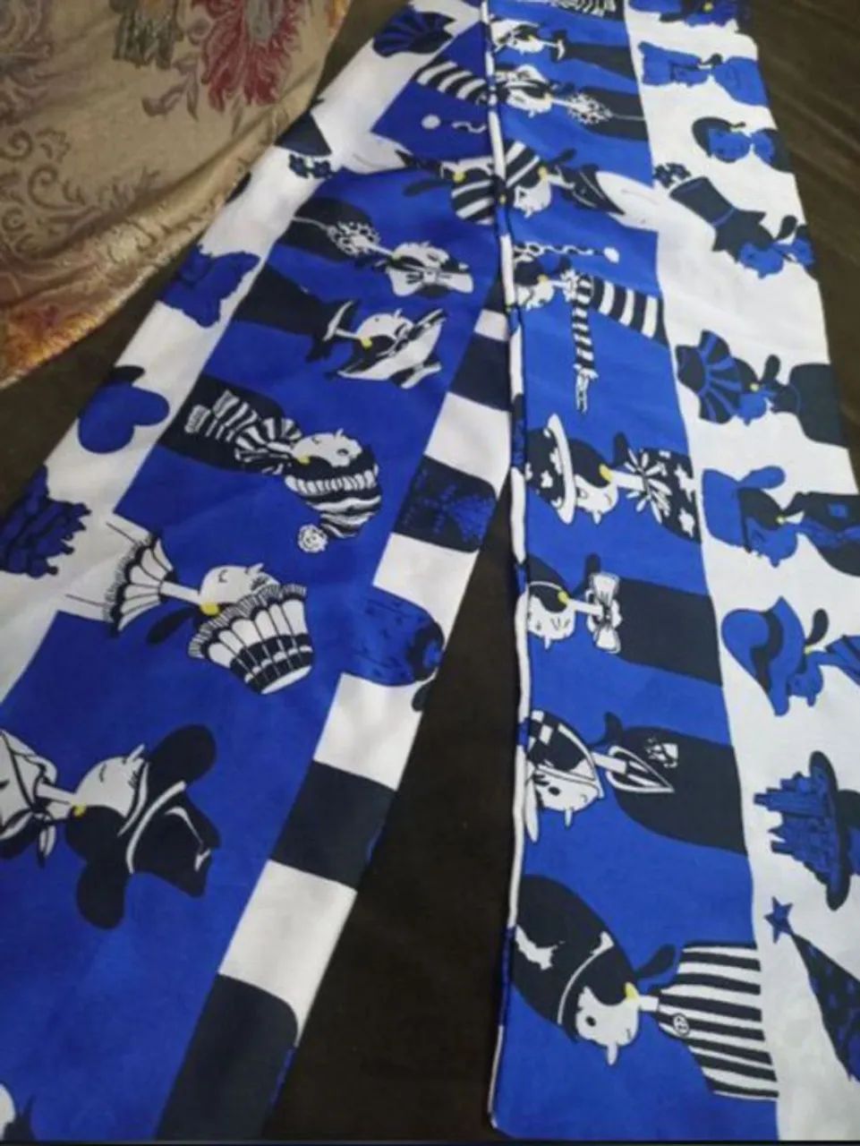 Lenço Olivia palito azul  - Foto 4