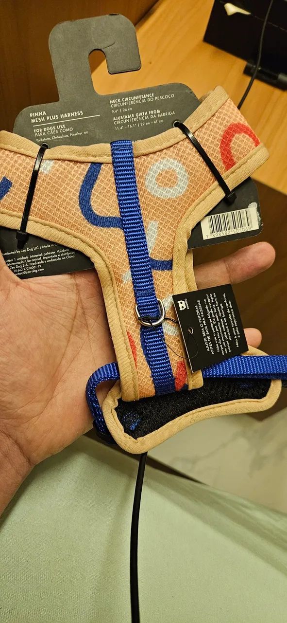 Coleira peitoral zeedog mesh plus harness - Foto 2