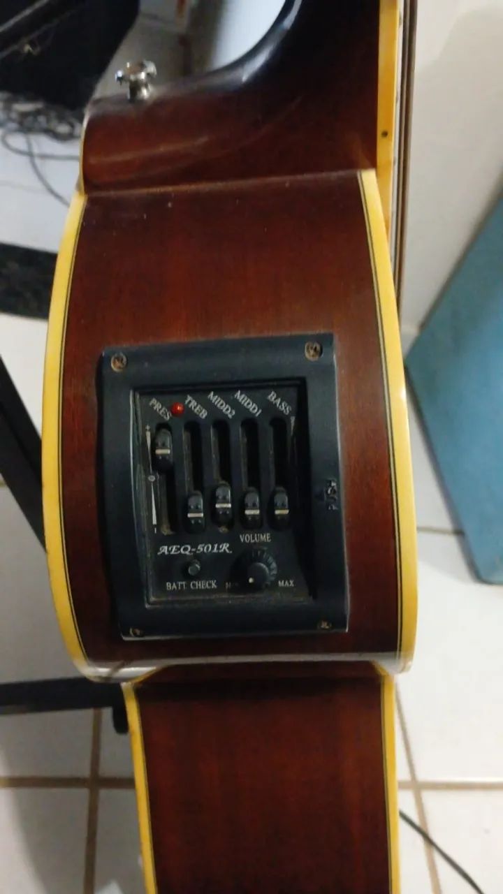 Baixo Acustico Eagle ( eletrico) - Foto 3