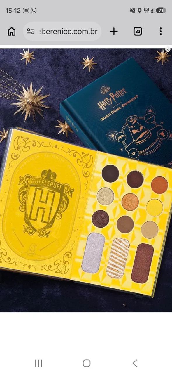 (NOVA LACRADA) Paleta Make Harry Potter  - Foto 5