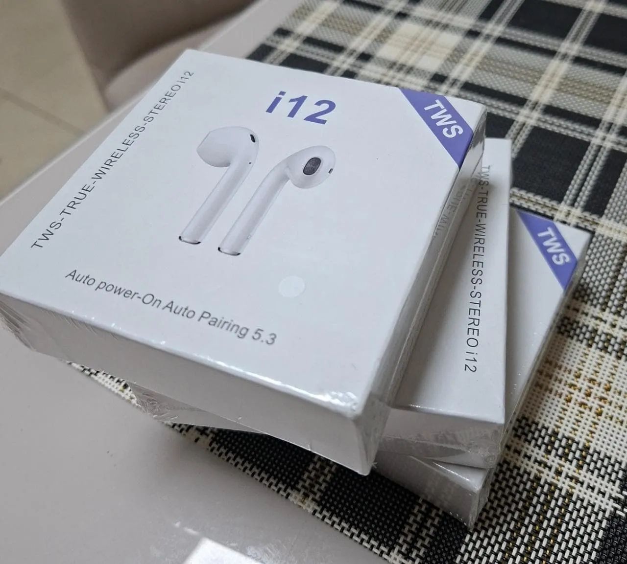 Fone bluetooth i12 branco