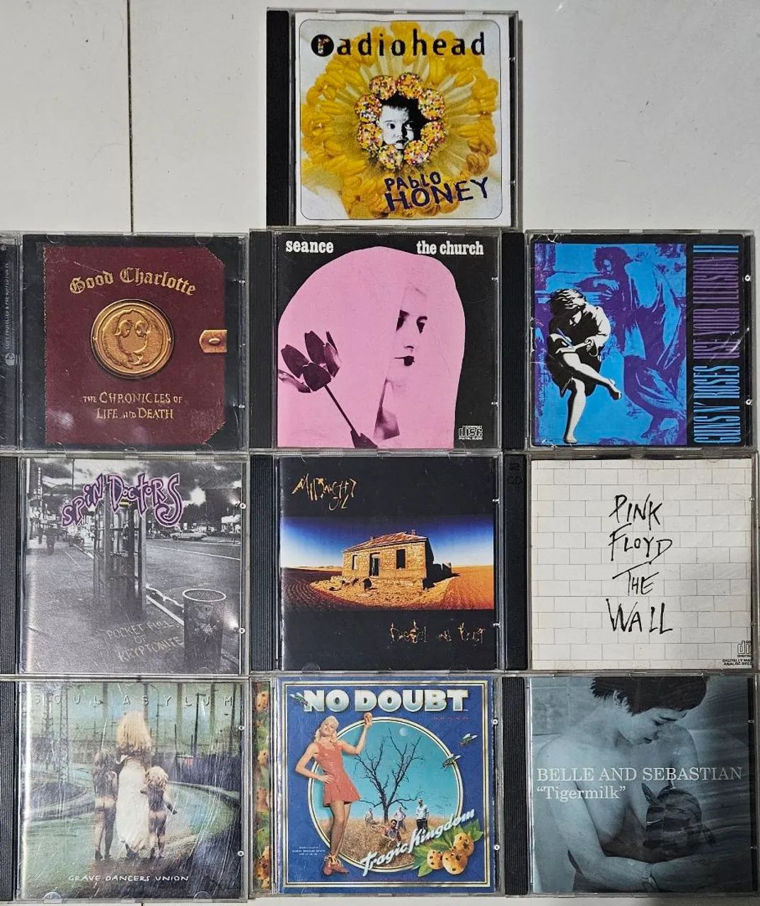 Lote 10 cds Rock 