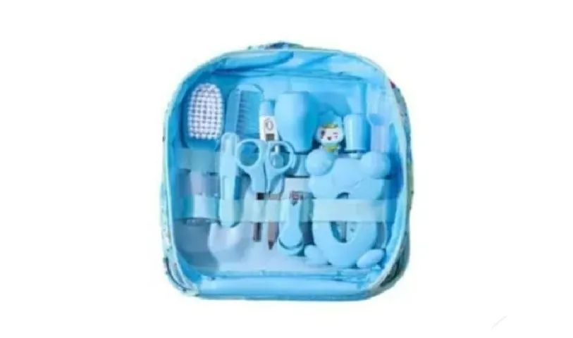 Kit Higiene Bebê 13 Peças Azul